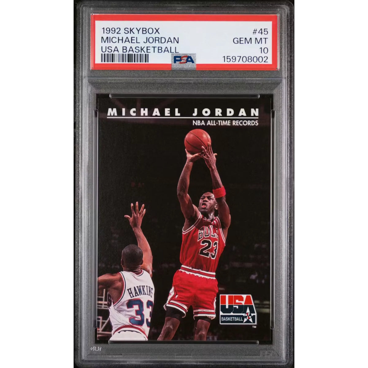 Michael Jordan 1992 Skybox USA Basketball #45 | PSA 10 | P6578093