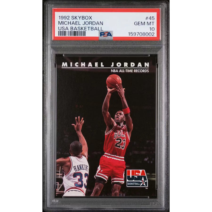 Michael Jordan 1992 Skybox USA Basketball #45 | PSA 10 | P6578093