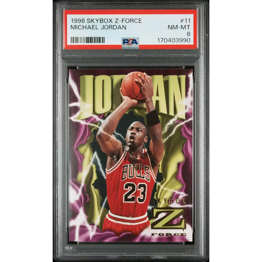 1996 Skybox Z-Force Michael Jordan #11 PSA 8 - D2 | P6578132