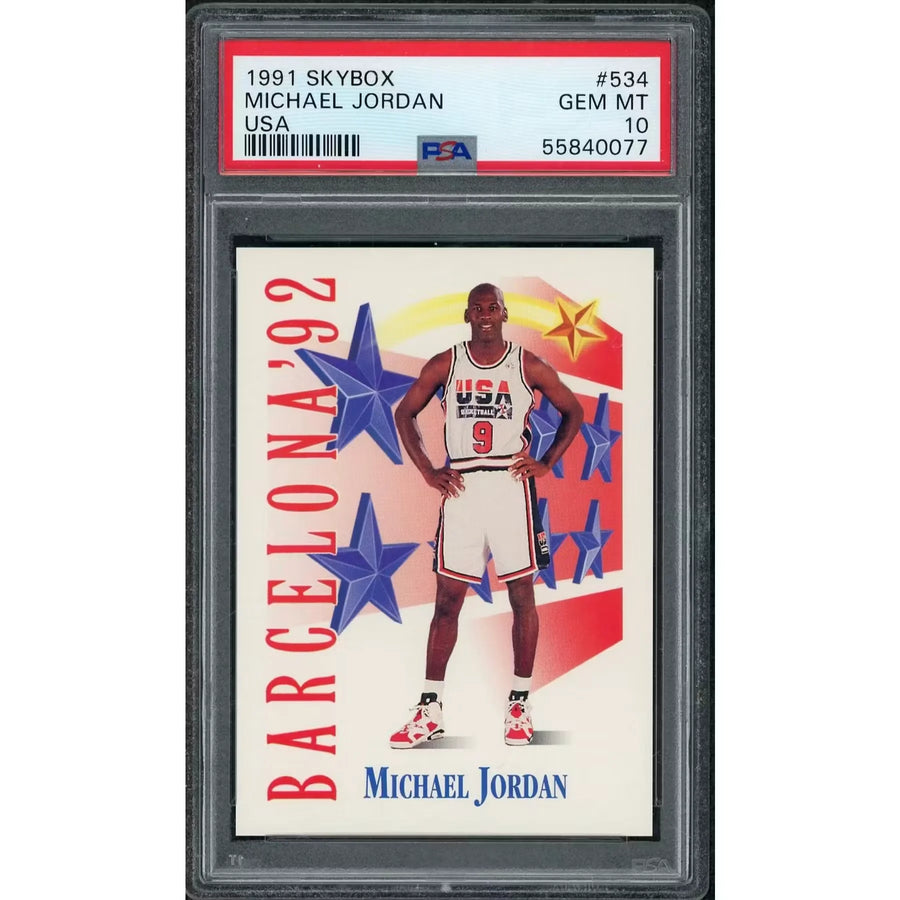 1991 Skybox Michael Jordan USA #534 | PSA 10 | P6578169