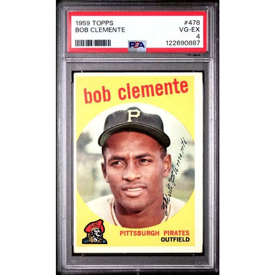 Roberto Clemente 1959 Topps #478 Card | PSA 4 | P6578319