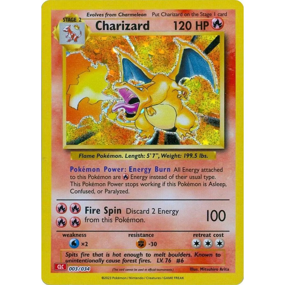 Pokemon CLC Classic Charizard 003/034 | Near Mint | P6578418