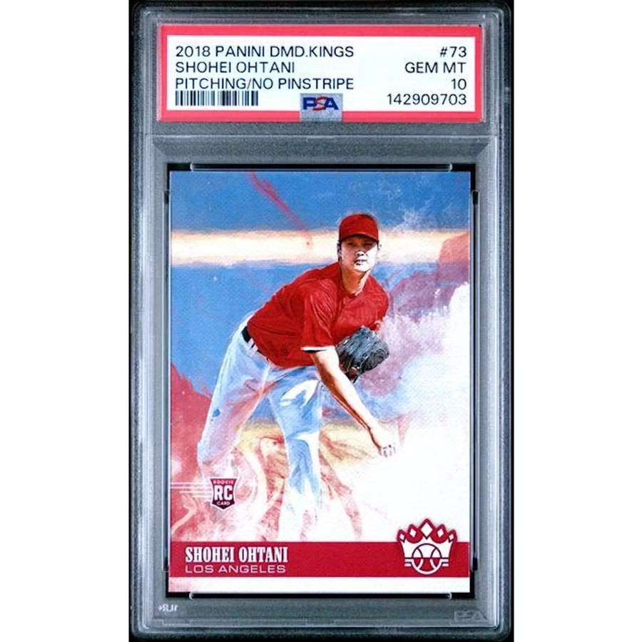 Shohei Ohtani 2018 Panini Diamond Kings Rookie #73 | PSA 10 | P6578427