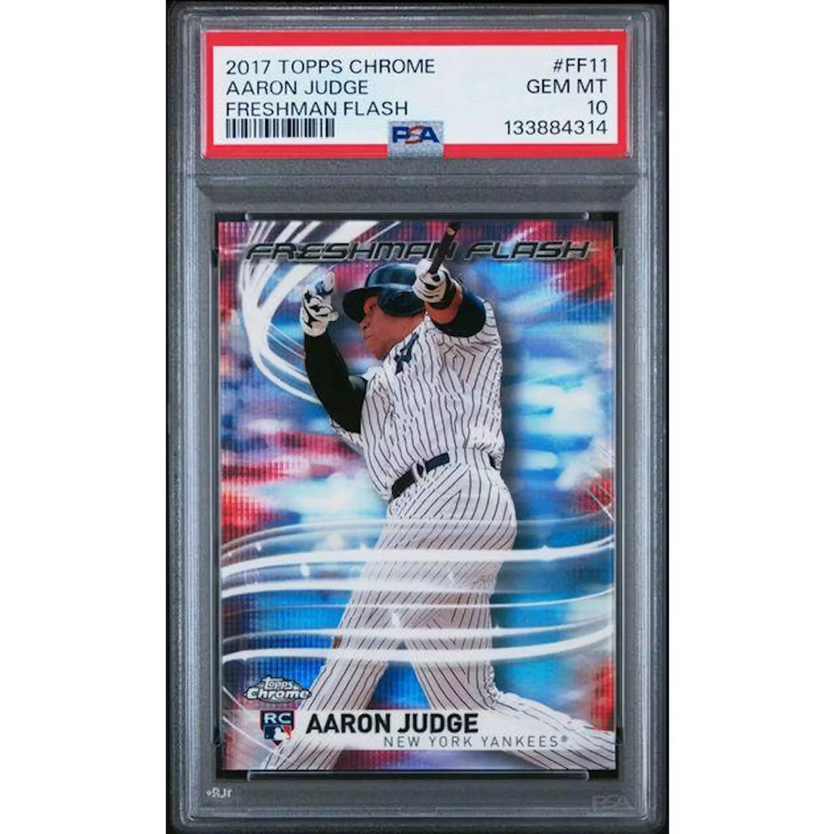 Aaron Judge 2017 Topps Chrome Rookie Flashman Flash #FF11 | PSA 10 | P6578429