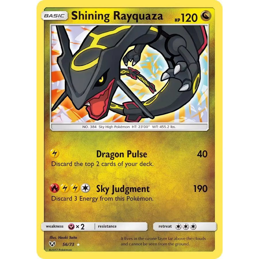 Pokemon Shining Legends Shining Rayquaza 56/73 | Near Mint | P6578492