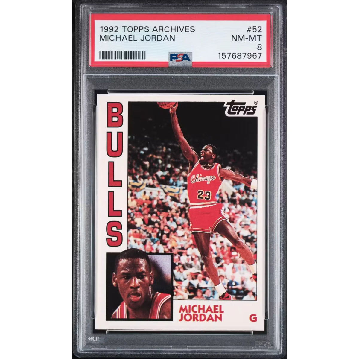 Michael Jordan 1992 Topps Archives #52 | PSA 8 | P6578520