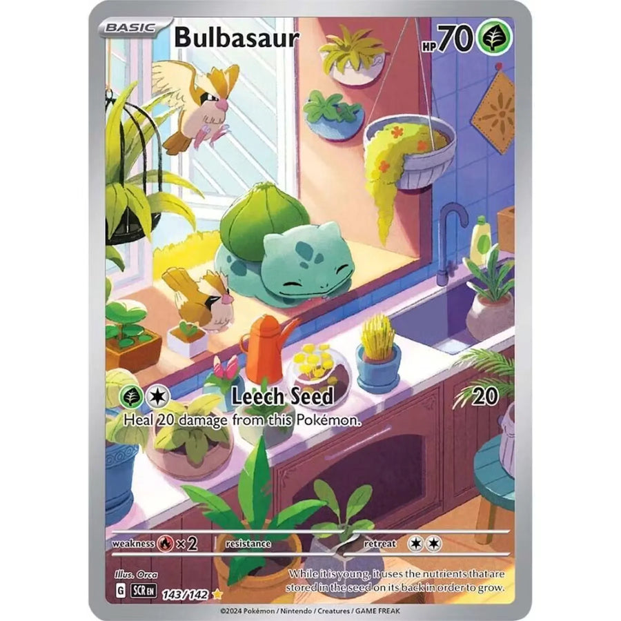 Bulbasaur 143/142 Pokemon Stellar Crown Card | Near Mint | P6578601