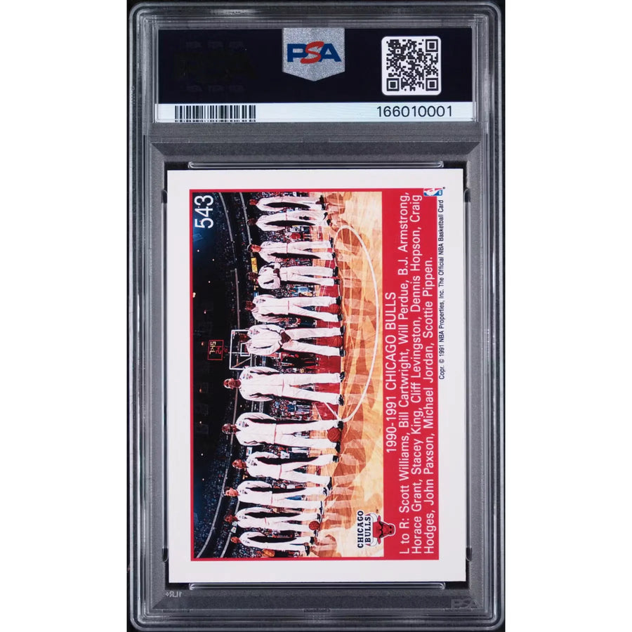 Michael Jordan 1991 Hoops #543 Card | PSA 9 | P6578630