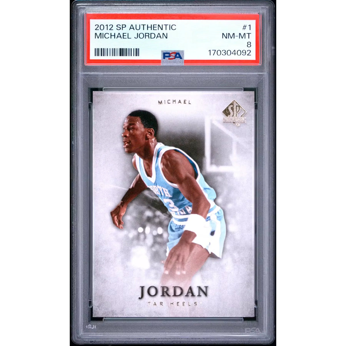 Michael Jordan 2012 SP Authentic #1 Card | PSA 8 | P6578631