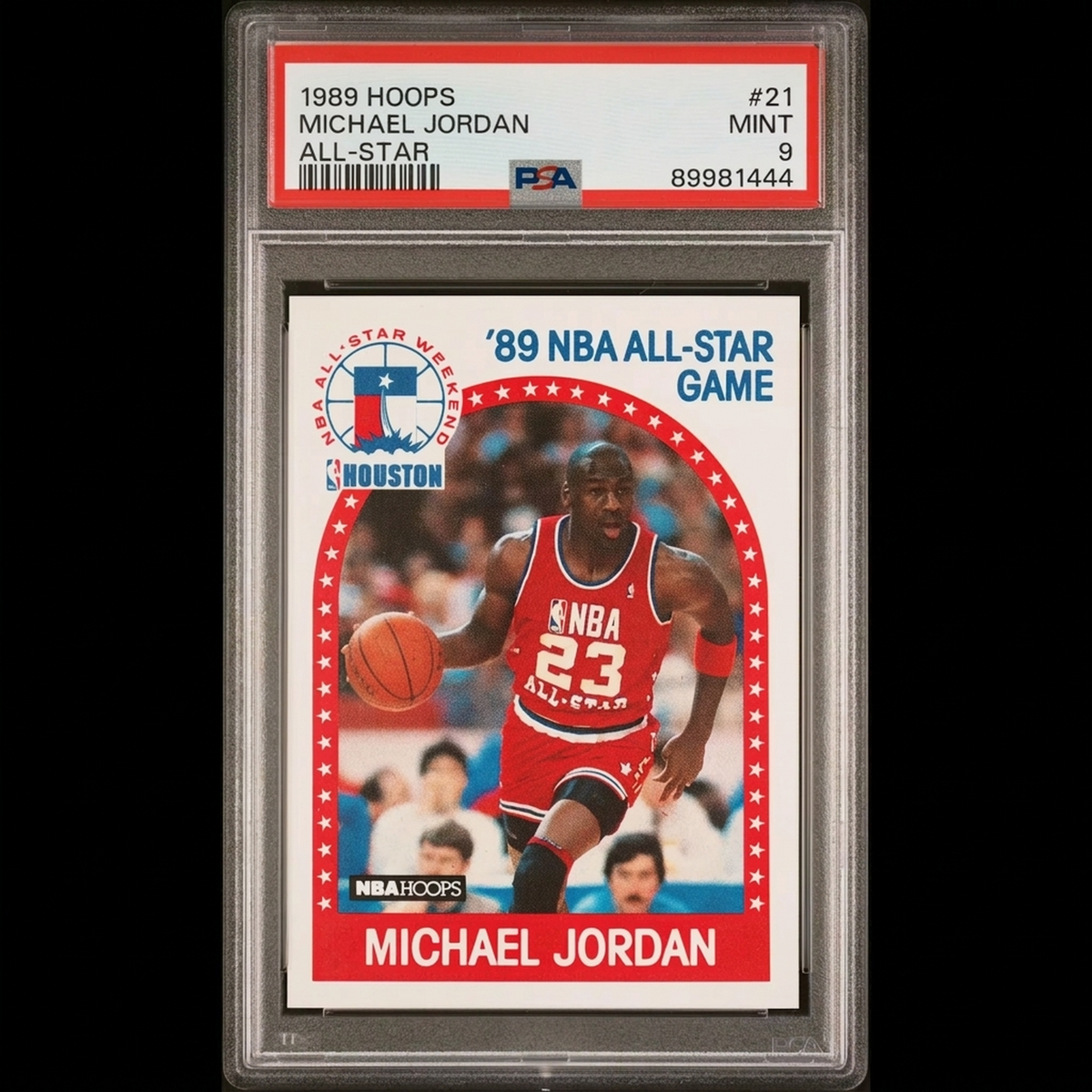 Michael Jordan 1989 Hoops All-Star #21 | PSA 9 | P6578632