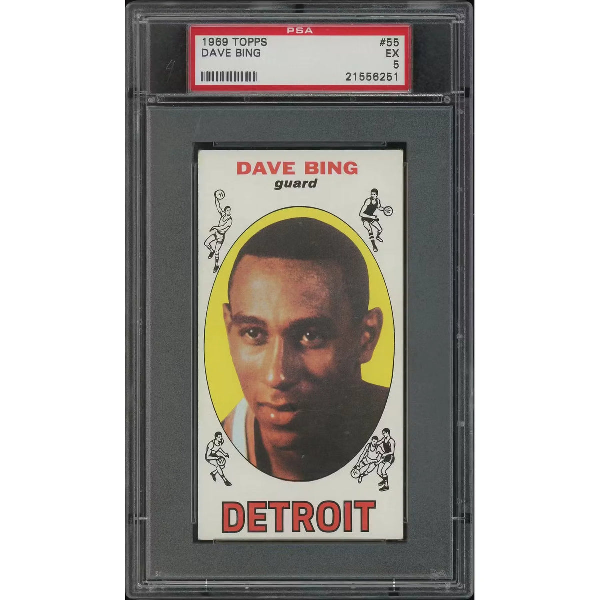 Dave Bing 1969-70 Topps Basketball Card #55 | PSA 5 EX | P6578667