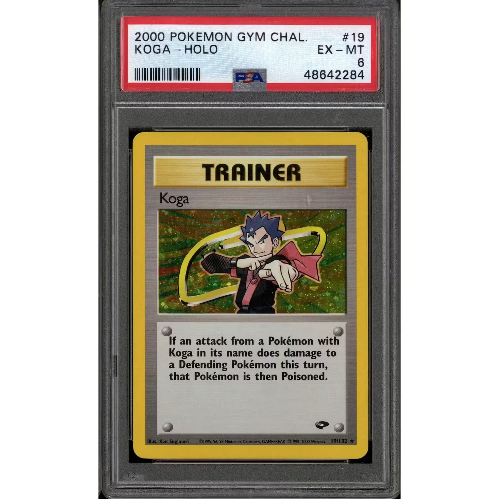 Pokemon Gym Challenge Koga 19/132 | PSA 6