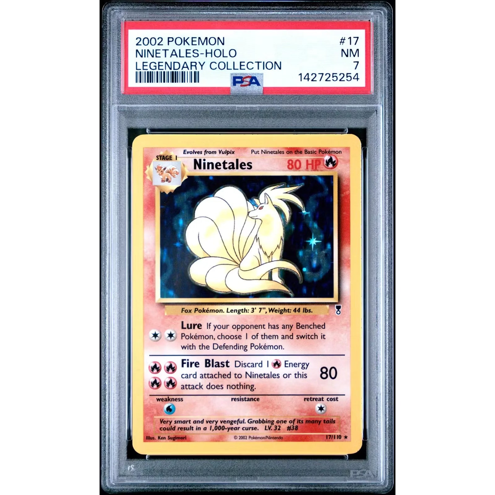 Pokemon Ninetales 17/110 Legendary Collection | PSA 7