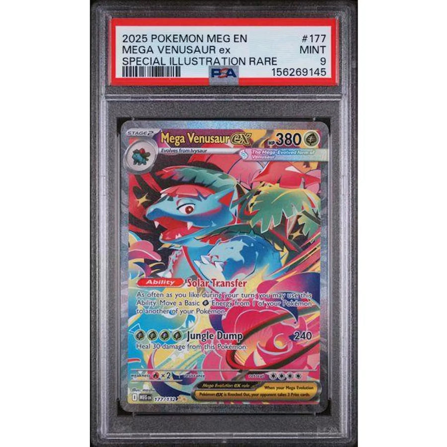 2025 Pokemon Mega Evolution Mega Venusaur ex SIR #177 | PSA 9