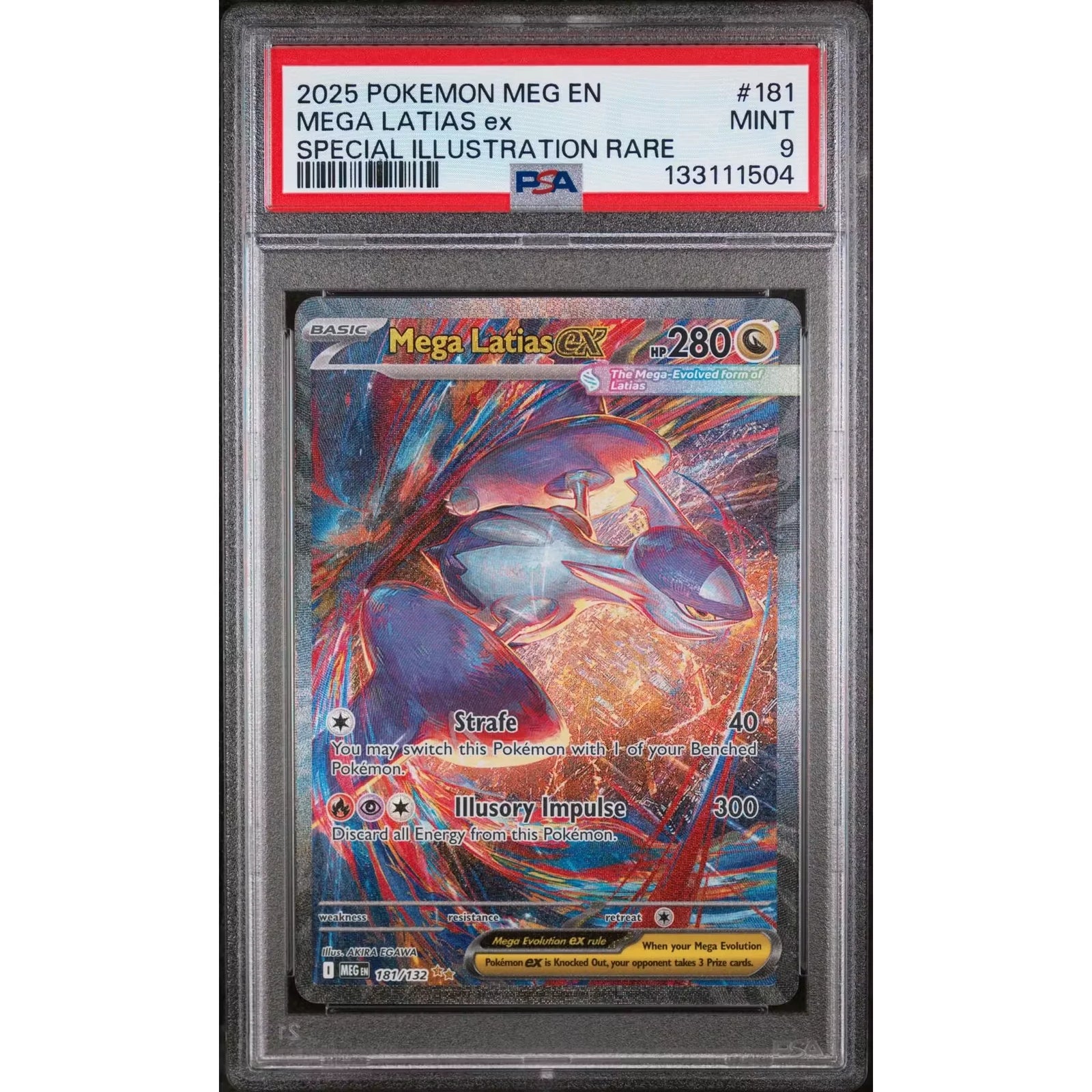 Pokemon Mega Latias ex 181/132 | PSA 9 Graded