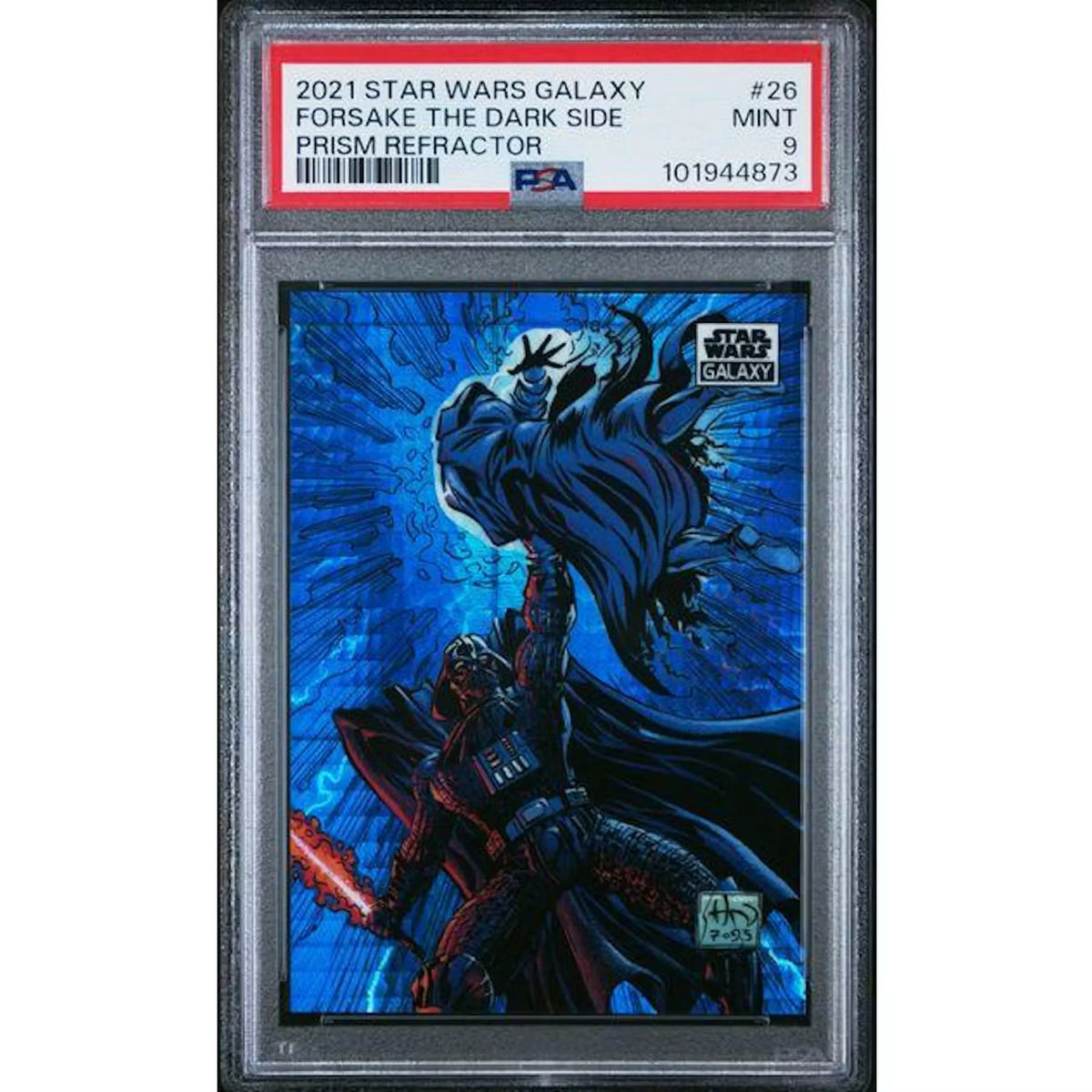 2021 Topps Chrome Galaxy Forsake The Dark Side Prism Refractor #26 | PSA 9 | P6700467
