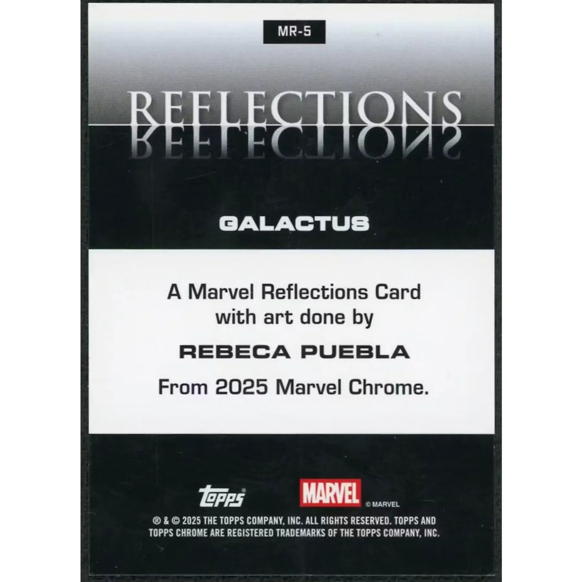 2025 Topps Chrome Marvel Galactus Reflections #MR-5 | Kaleidoscope/25 | P6701167
