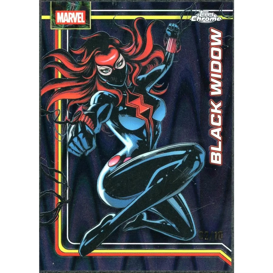 2026 Topps Chrome Marvel Black Widow Black Raywave Card | #016 | P6701405