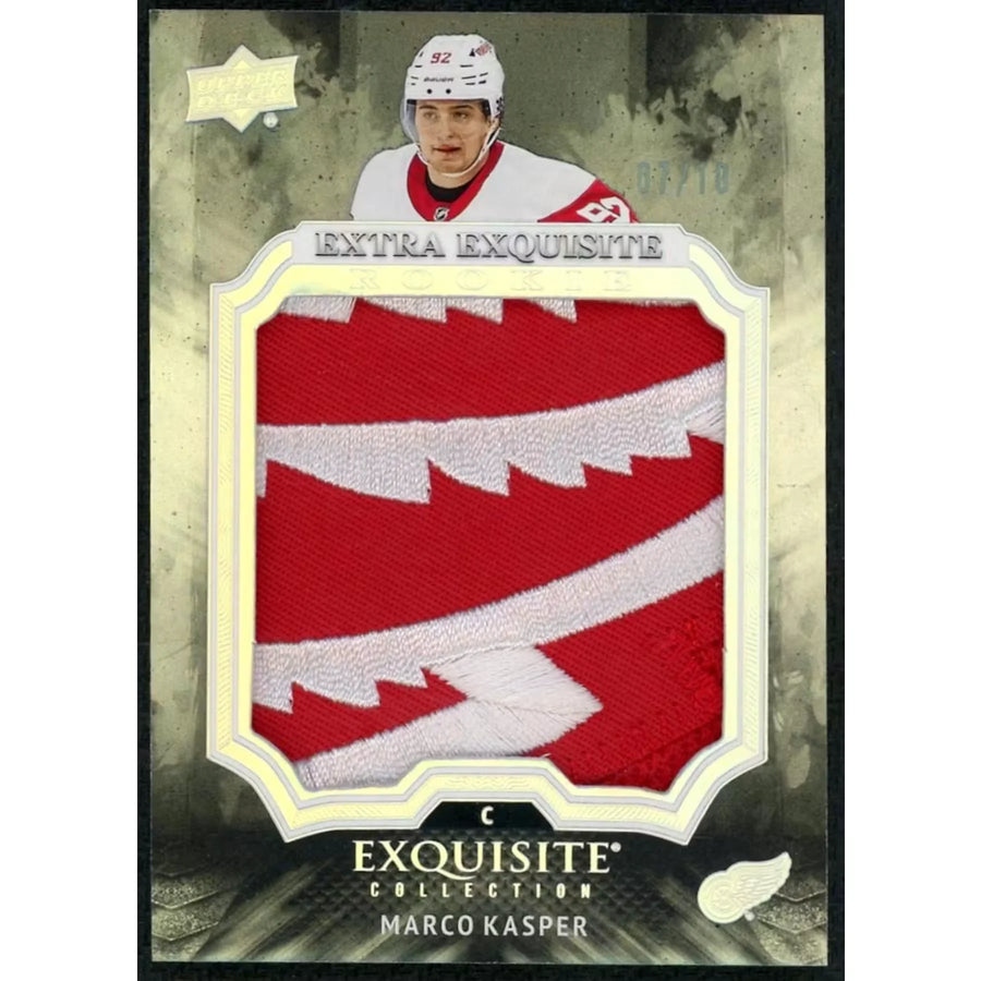 Marco Kasper 2023 Upper Deck Extra Exquisite Rookie Patch Card |/10 | P6701895