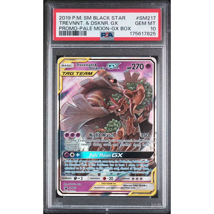 2019 Pokemon Trevenant & Dusknoir GX Promo Pale Moon Box | PSA 10 | P8256130