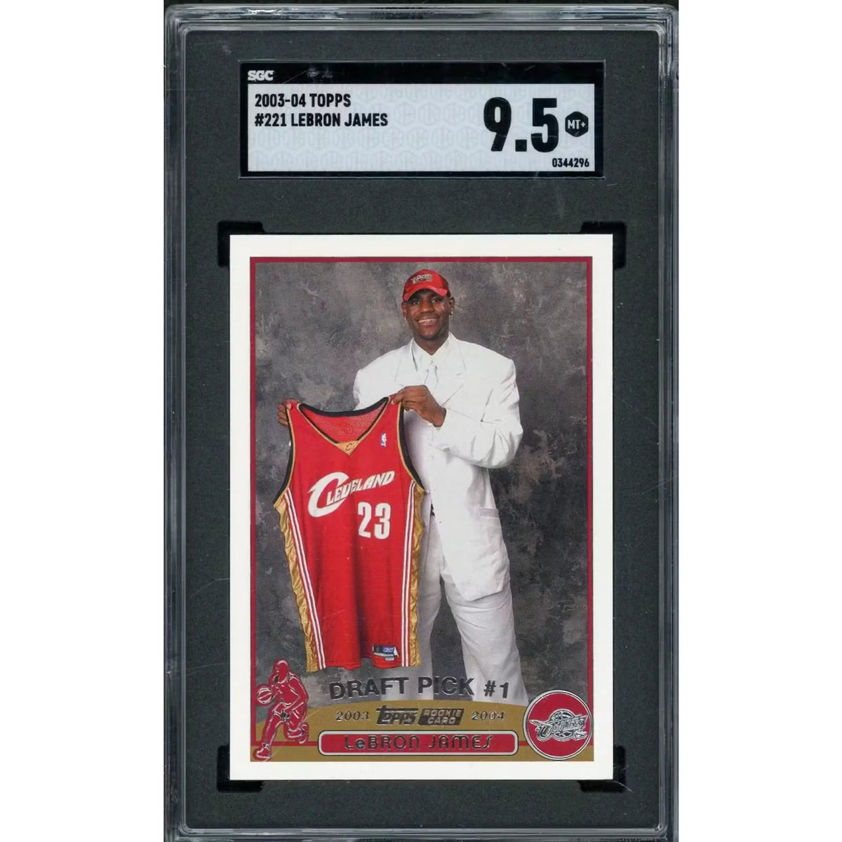 LeBron James 2003-04 Topps #221 Card | SGC 9.5 | P8420421