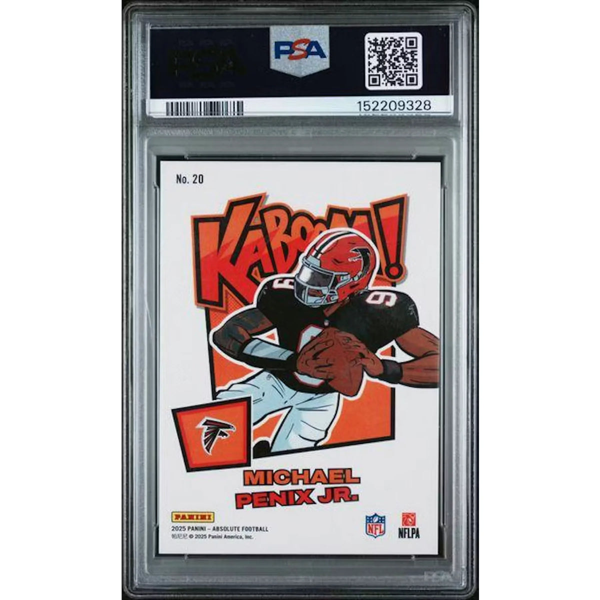 Michael Penix Kaboom! Horizontal #20 PSA 10 | 2025 Panini Absolute | P8420841