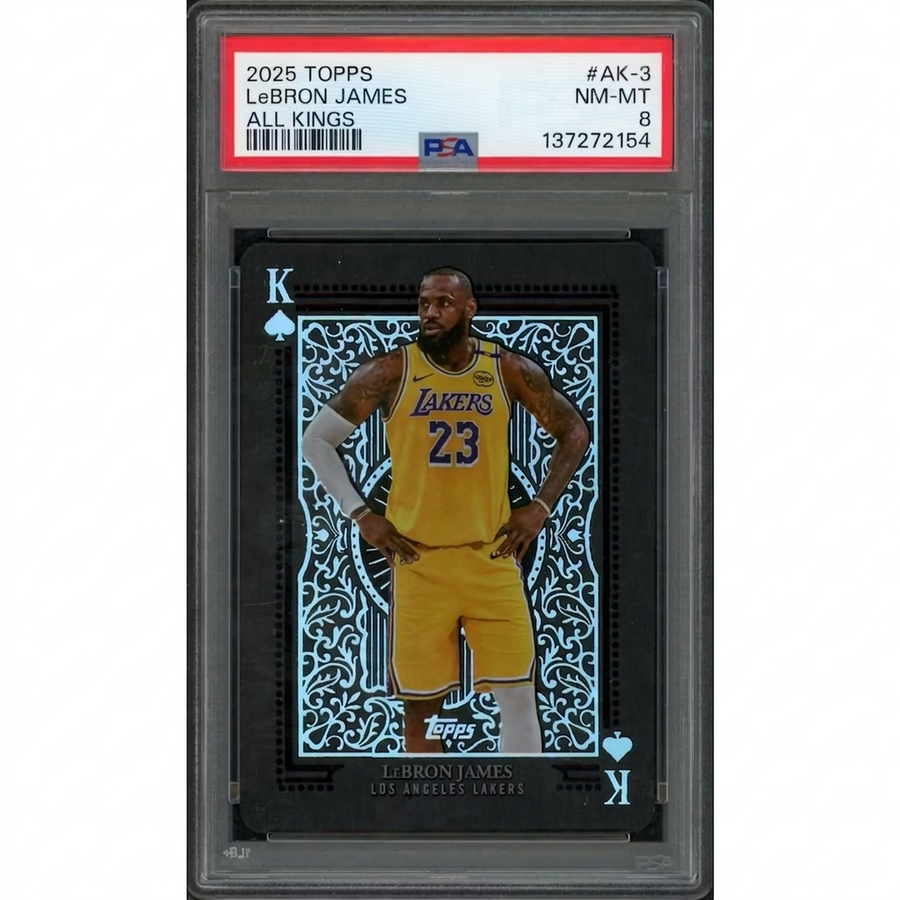 LeBron James 2025 Topps All Kings #AK-3 | PSA 8