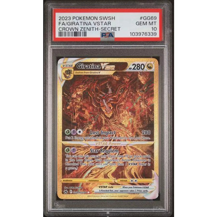 Giratina VSTAR Full Art Card | 2023 Pokemon Crown Zenith #GG69 PSA 10