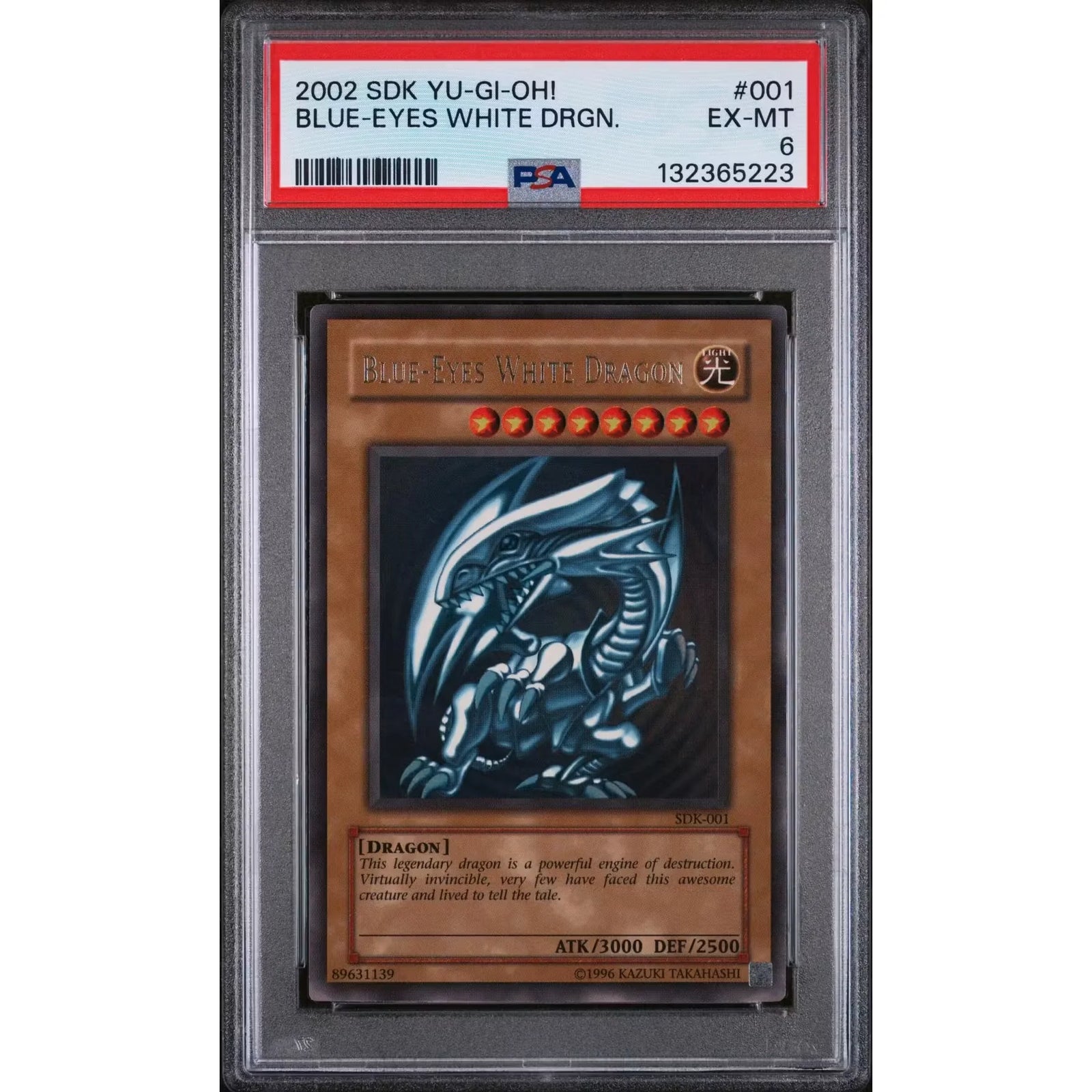 Blue-Eyes White Dragon Yu-Gi-Oh Starter Deck | PSA 6