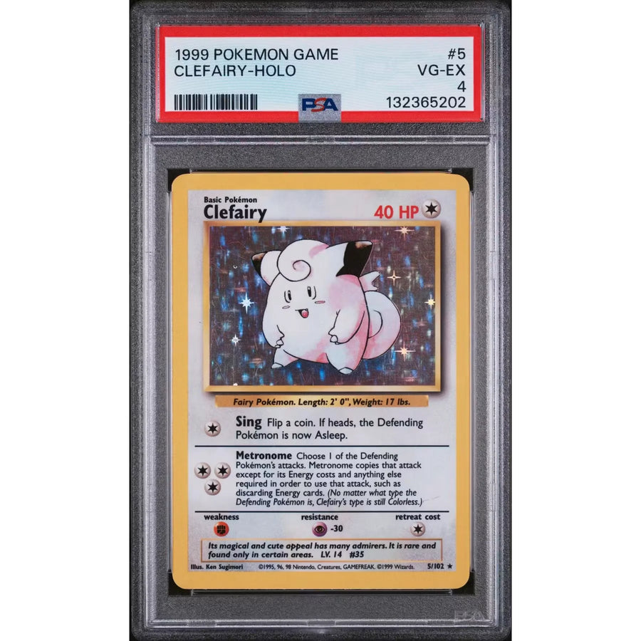 Pokemon Base Set Unlimited Clefairy 5/102 | PSA 4