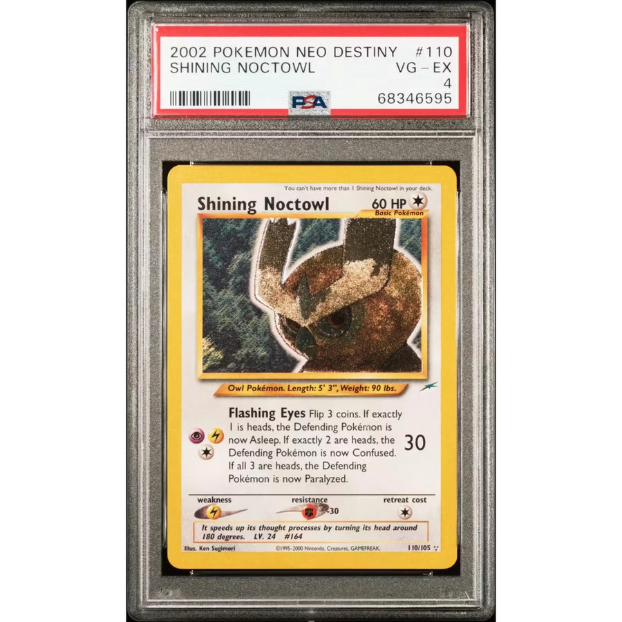 Pokemon Neo Destiny Shining Noctowl 110/105 | PSA 4