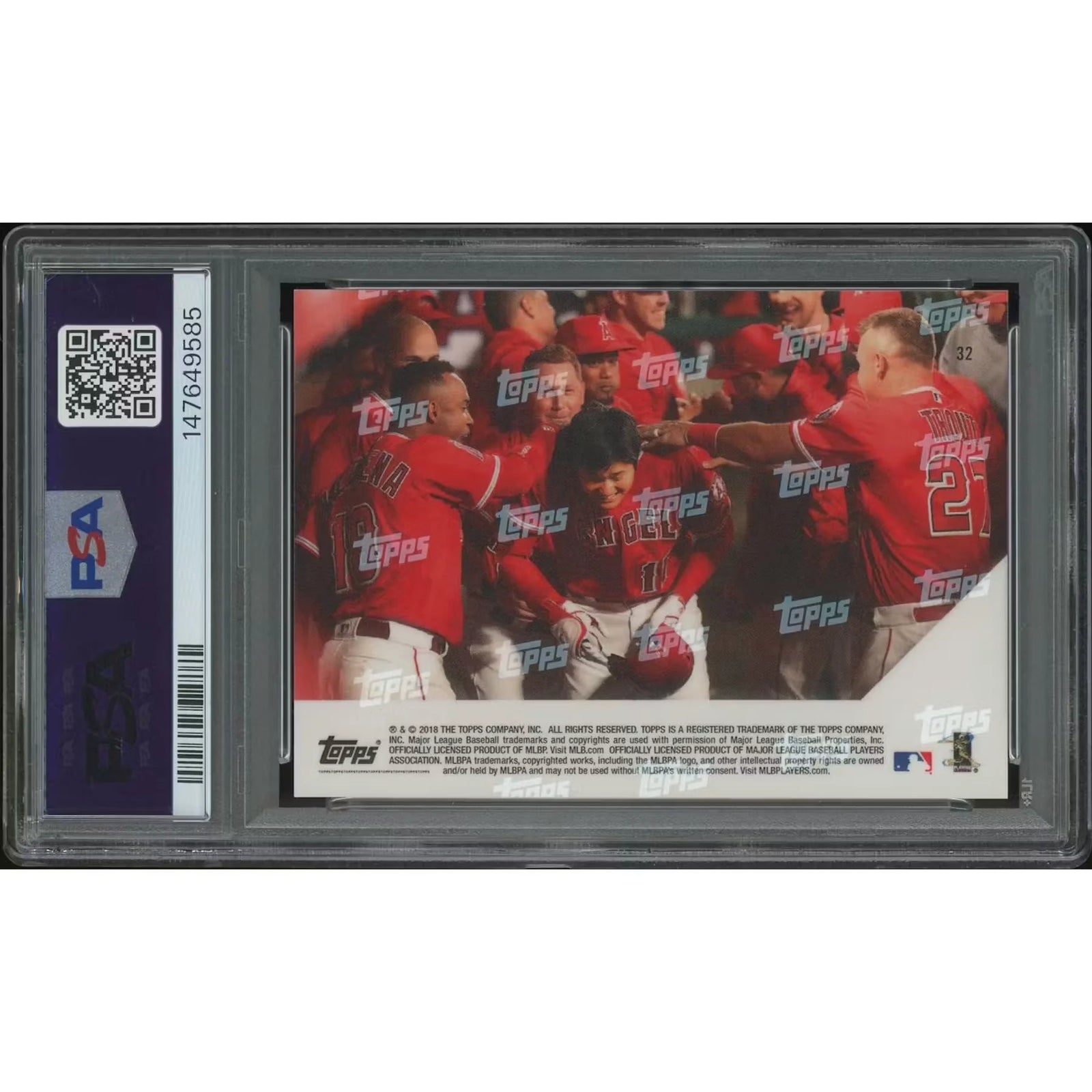 Shohei Ohtani Signed 2018 Topps Now #32 Rookie Card | PSA 10 Gem Mint