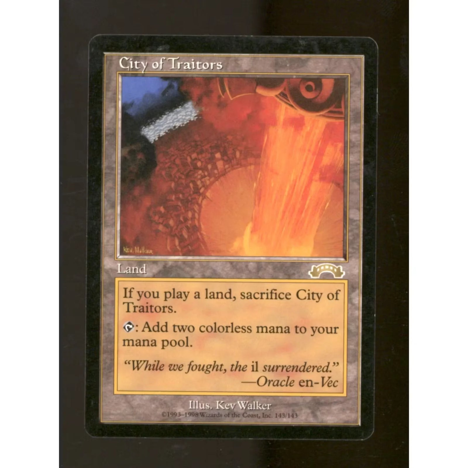 Magic: The Gathering City of Traitors Exodus | Rare Land