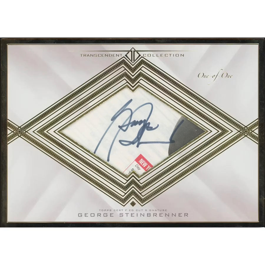 George Steinbrenner Signed Cut Auto Card | 2016 Topps Transcendent #1/1