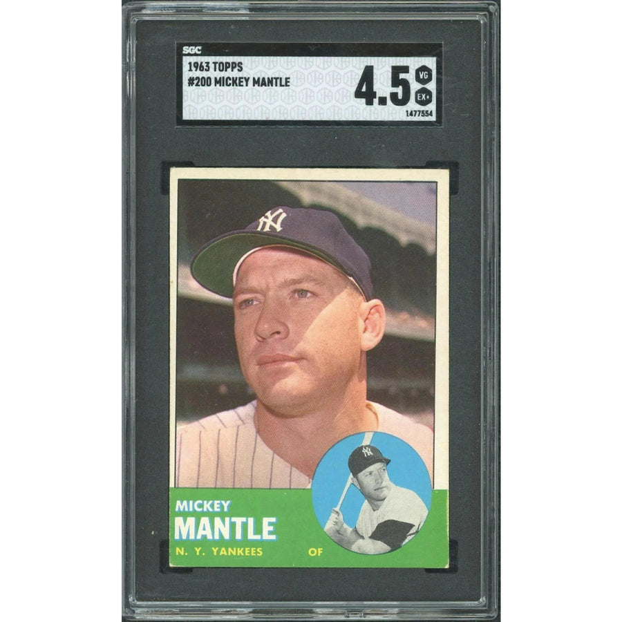 1963 Topps Mickey Mantle #200 | SGC 4.5