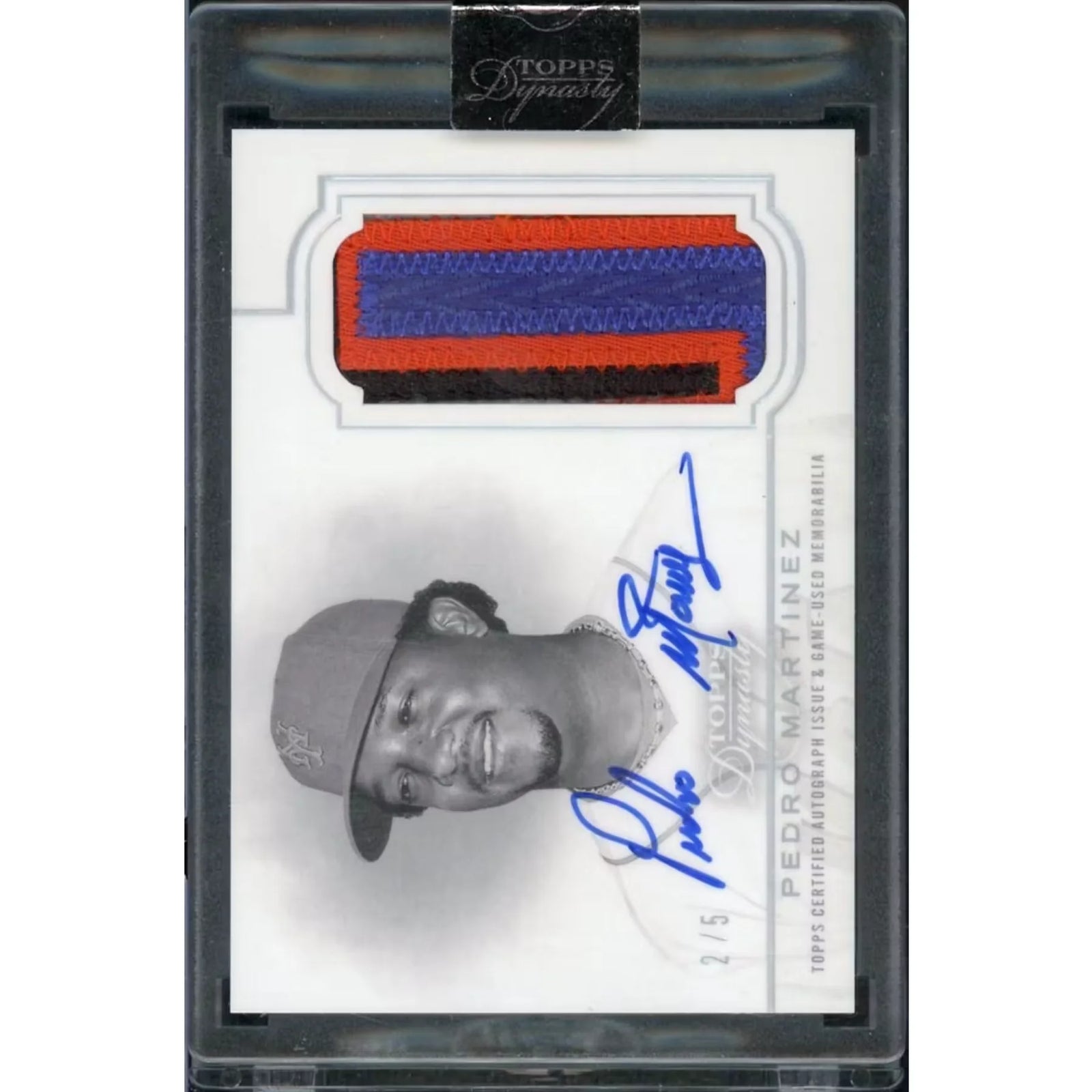 Pedro Martinez Signed 2020 Topps Dynasty Card | Dynastic Deed Patch Auto Silver/5