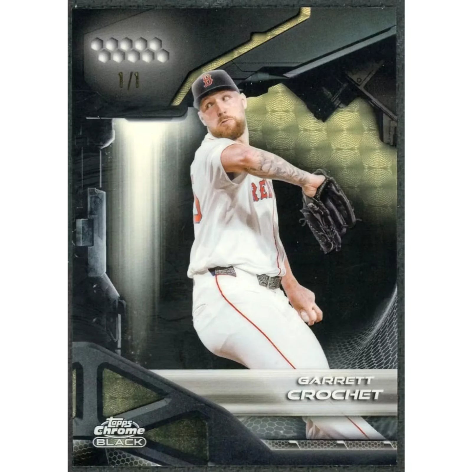 Garrett Crochet 2026 Topps Chrome Black Superfractor 1/1 #134