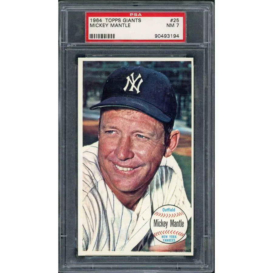 Mickey Mantle 1964 Topps Giants #25 | PSA 7