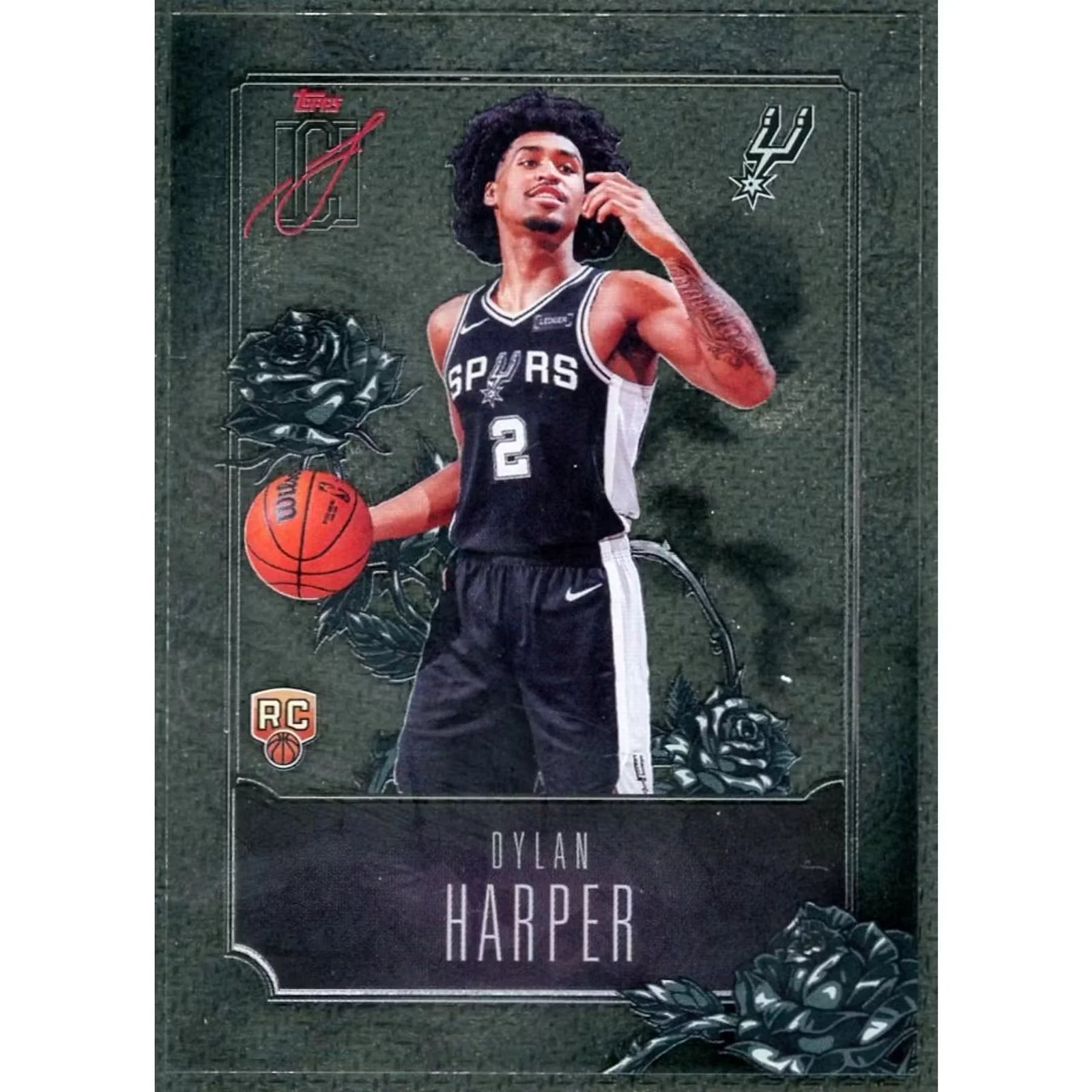 Dylan Harper 2025-26 Topps Signature Class Rookie Roses Acetate #R-17