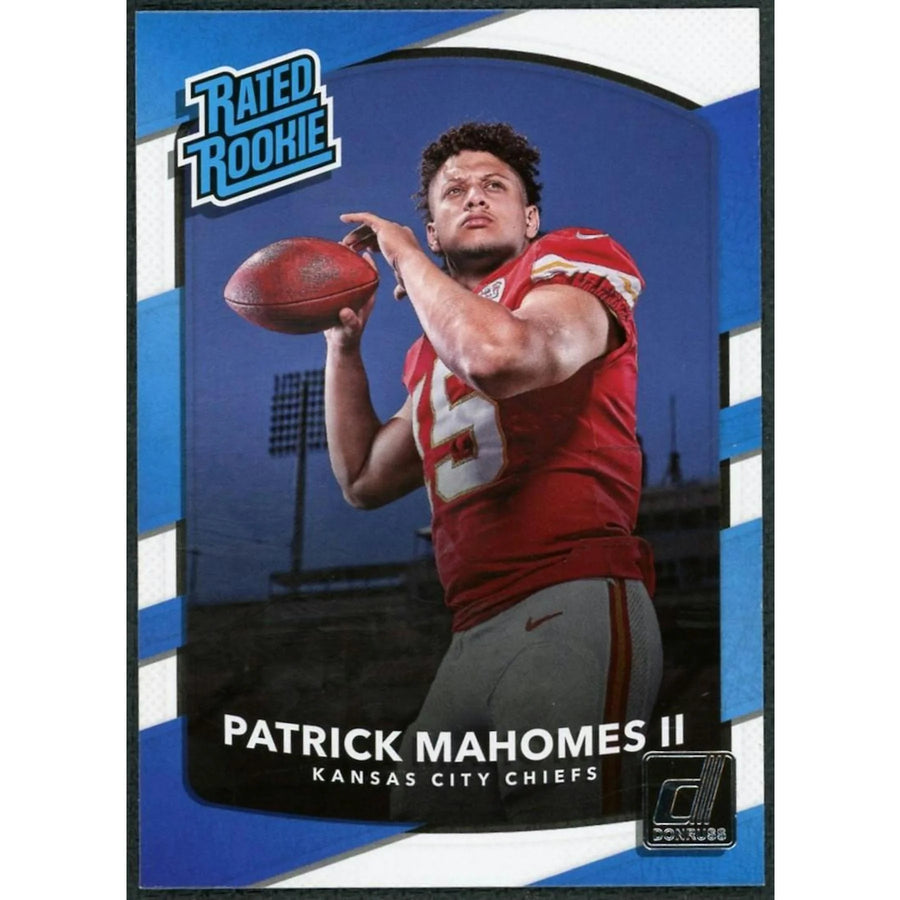 Patrick Mahomes 2017 Panini Donruss Rated Rookie #327