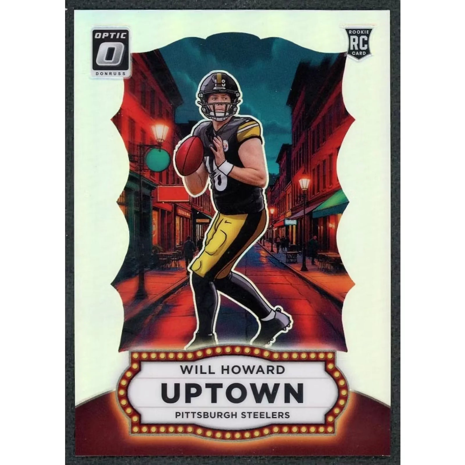 Will Howard 2025 Panini Donruss Optic Rookie Card | Uptown #25