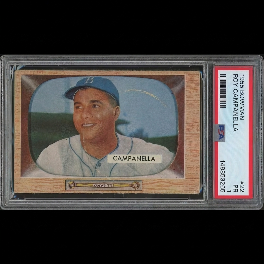 Roy Campanella 1955 Bowman Baseball Card #22 | PSA 1