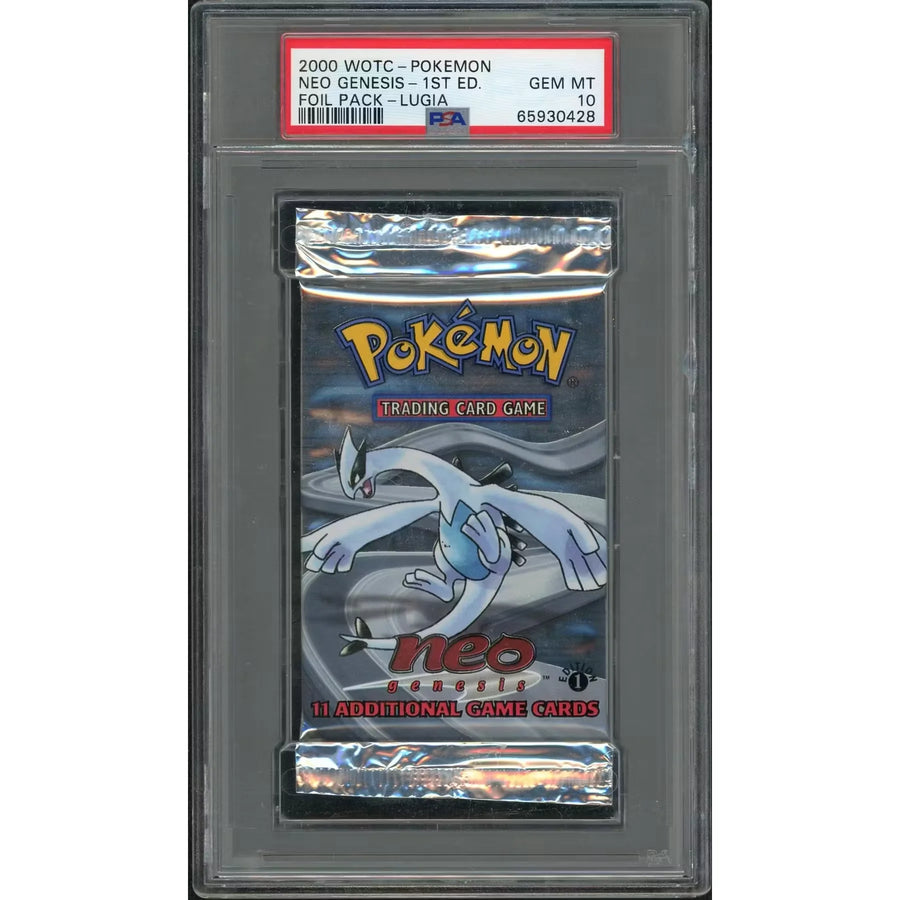 2000 Pokemon Neo Genesis 1st Edition Foil Pack | PSA 10 Graded