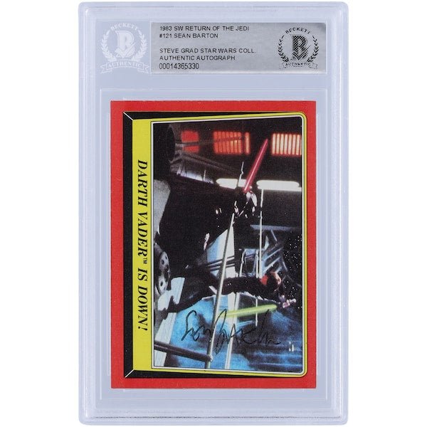 Sean Barton Star Wars Autographed 1983 Topps Return of the Jedi 121 BGS Authenticated Card - The Ballers Bank