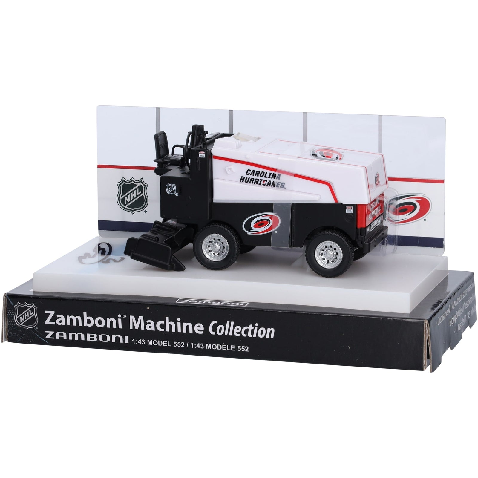 Sebastian Aho Carolina Hurricanes Autographed Fanatics Authentic 1:43 Scale Die - Cast Zamboni - The Ballers Bank