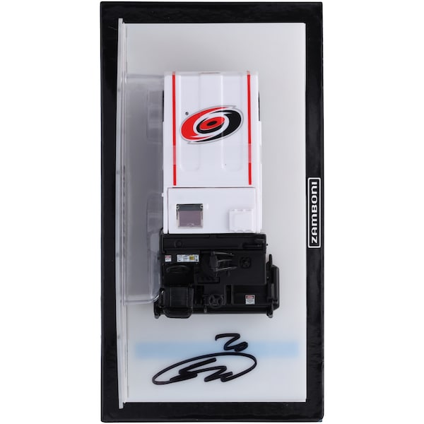 Sebastian Aho Carolina Hurricanes Autographed Fanatics Authentic 1:43 Scale Die - Cast Zamboni - The Ballers Bank