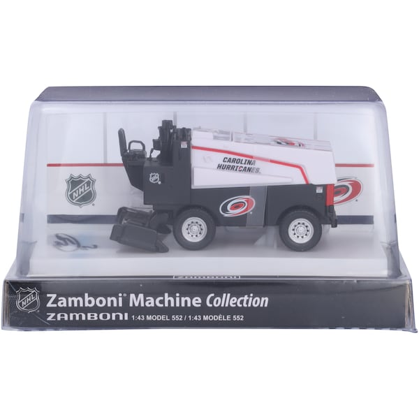 Sebastian Aho Carolina Hurricanes Autographed Fanatics Authentic 1:43 Scale Die - Cast Zamboni - The Ballers Bank