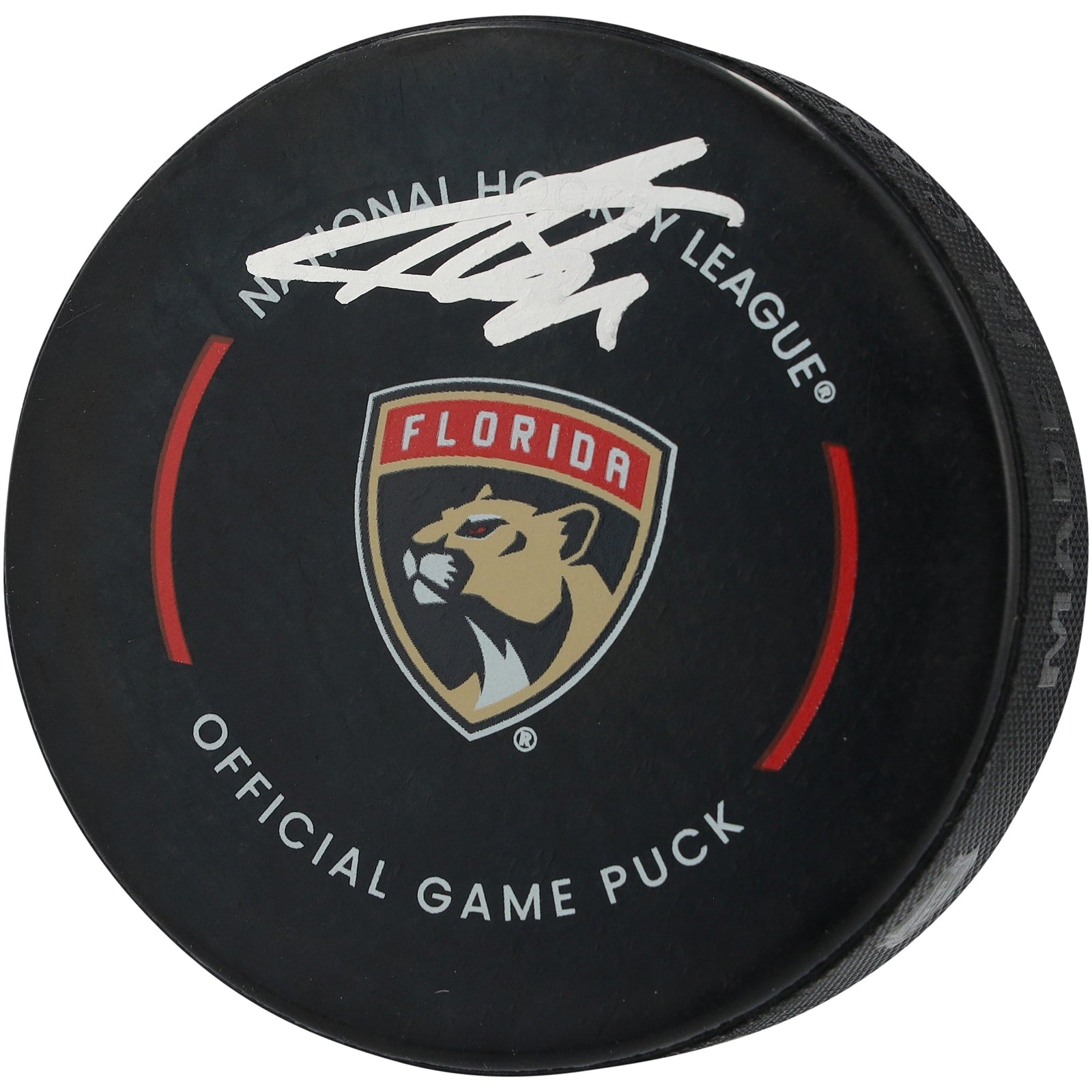 Sergei Bobrovsky Florida Panthers Autographed Fanatics Authentic Official Game Puck - The Ballers Bank