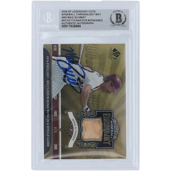 Mike Schmidt Signed 2006 Upper Deck SP Authentic Card | Beckett Authenticated