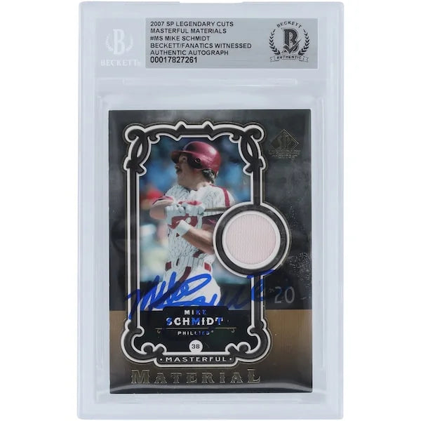 Mike Schmidt Signed 2007 Upper Deck SP Legendary Cuts Card | Beckett Authenticated